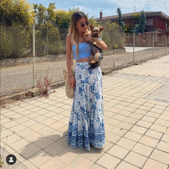 Zara floral print skirt bloggers favorite - Picture 16 of 16